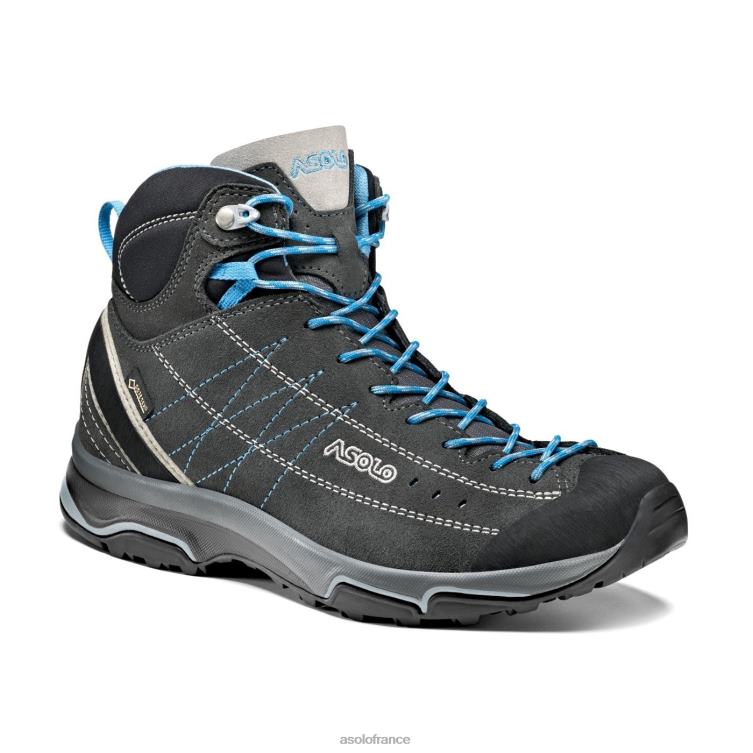 graphite/argent/bleu cyanAsolo B2RND14 nucléon mi gv femmes