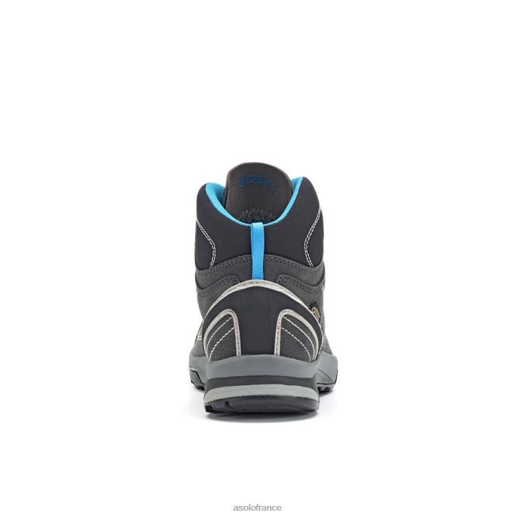 graphite/argent/bleu cyanAsolo B2RND14 nucléon mi gv femmes