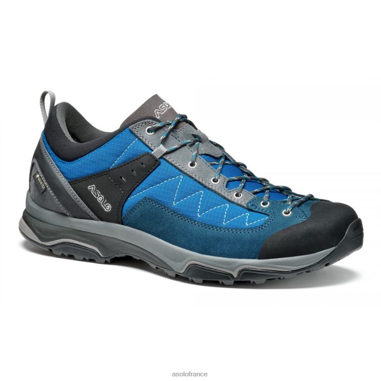 graphite/bleu cyanAsolo B2RND167 pipe gv hommes