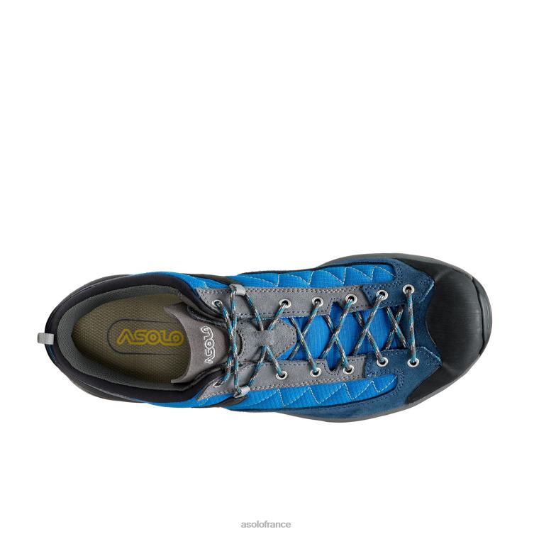 graphite/bleu cyanAsolo B2RND167 pipe gv hommes